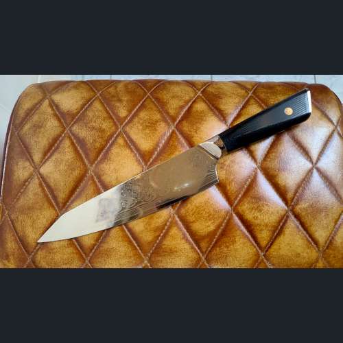 Kiritsukemesser der V2 - Black Serie mit schwarzem G10 Griff als Produktbewertung von Beate O.