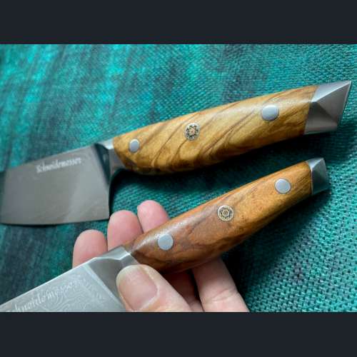 Olivenholzmessergriffe der Rhodos Serie  als Produktbewertung von Christin F.