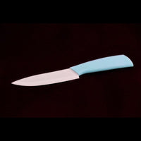 Keramik-Gemüsemesser 20 cm Zirkonoxid, ergonomischer blauer Griff