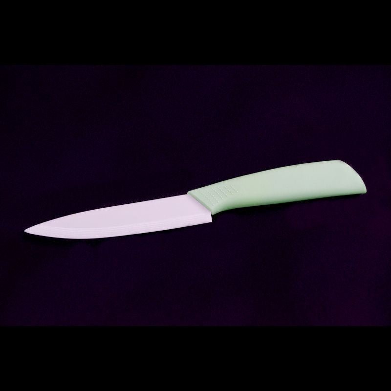 Keramik-Allzweckmesser 23 cm Zirkonoxid, grüner PP-Griff