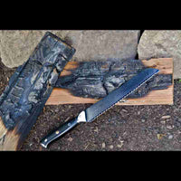 SKeld™ Damast Brotmesser Black Serie – hochwertiges Brotmesser aus Damaststahl