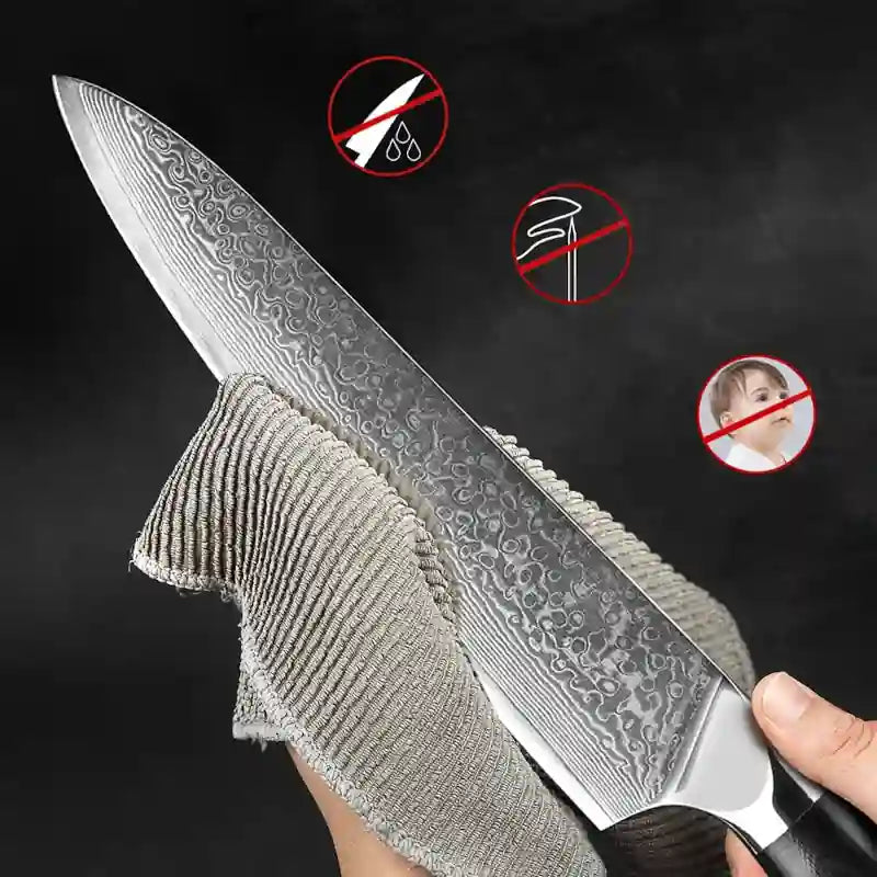 Damastmesser, Schneidemesser und Küchenmesser – hochwertige Messer mit pflegeleichtem Design für eine lange Lebensdauer in der Küche