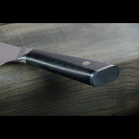 Ergonomischer schwarzer G10 Griff des SKeld™ Damast Butchermesser Fleischmesser - V2 Black Serie