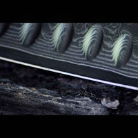 Skeld™ Damast Santokumesser mit 67 Lagen Damaststahl – scharfe Klinge der Black Serie