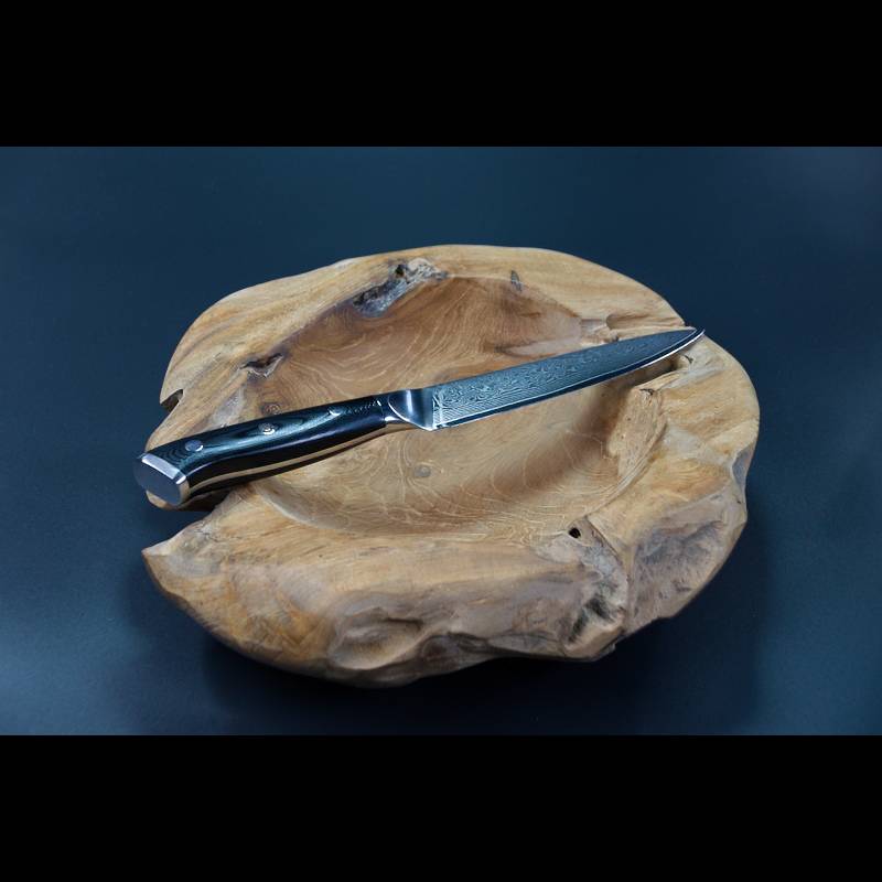 SKeld™ Damast Allzweckmesser Black Serie – vielseitiges und hochwertiges Küchenmesser