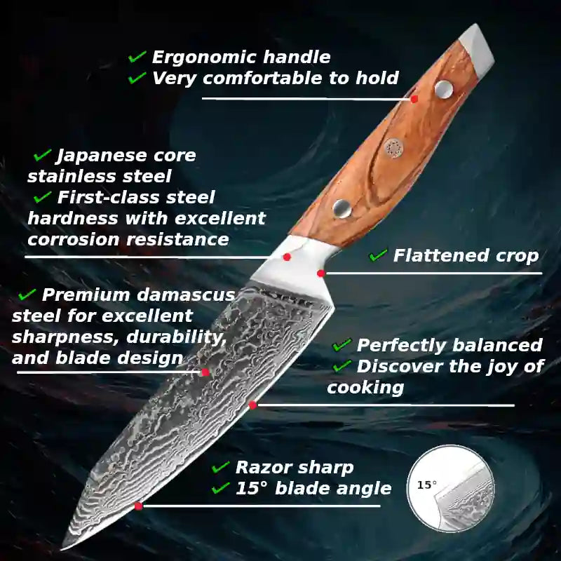 Advantages of a utility knife with an ergonomic olive wood handle and high-quality blade